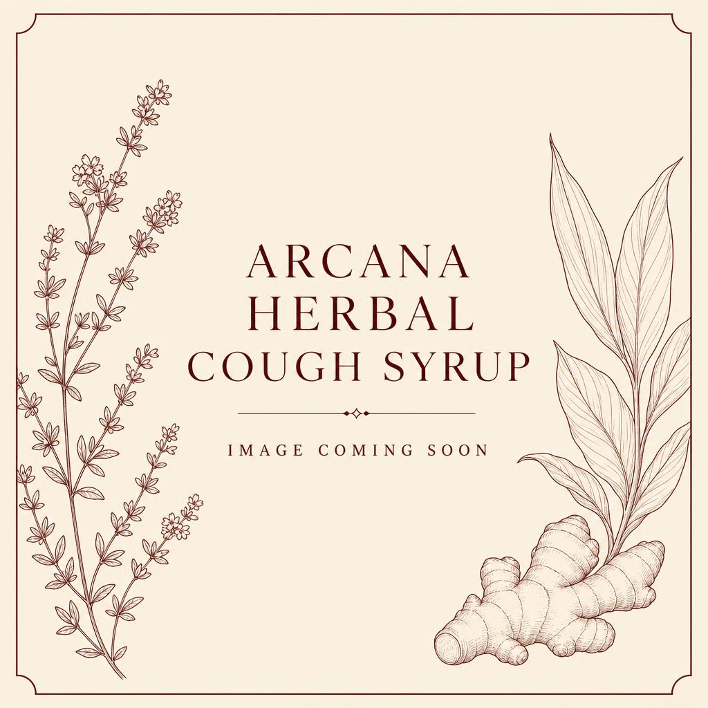 Placeholder card for ARCANA Herbal Cough Syrup — image coming soon